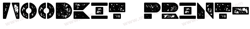 woodkit print字体转换